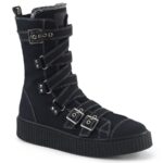 Sneeker-318 Demonia Black Canvas - Image 2