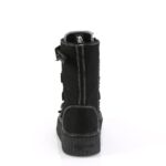 Sneeker-318 Demonia Black Canvas - Image 5