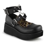 Sprite-02 Black Vegan Leather Demonia - Image 2