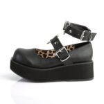 Sprite-02 Black Vegan Leather Demonia - Image 4