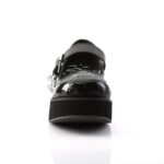 Sprite-05 Demonia Black Vegan Leather-Black Patent - Image 3