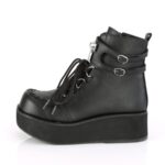 Sprite-70 Demonia Black Vegan Leather - Image 4