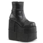 Stack-201 Black Vegan Leather Demonia - Image 6