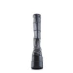 Stack-301 Demonia Black Vegan Leather - Image 3