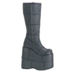Stack-301 Demonia Black Vegan Leather - Image 6