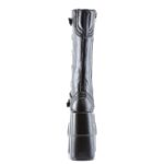 Stack-308 Black Vegan Leather Demonia - Image 5