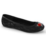 Star-25 Demonia Black Vegan Leather-Lace - Image 2