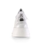Stomp-08 Demonia White Vegan Leather - Image 3