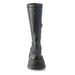 Stomp-200 Black Stretch Vegan Leather Demonia - Image 3