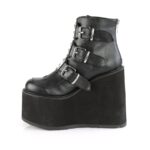 Swing-105 Black Vegan Leather Demonia - Image 4