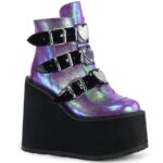 Swing-105 Purple Iridescent Vegan Leather Demonia - Image 2