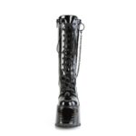 Swing-150 Black Stretch Patent Demonia - Image 3