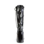 Swing-150 Black Stretch Patent Demonia - Image 5