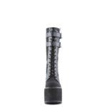 Swing-221 Demonia Black Canvas-Vegan Leather - Image 3