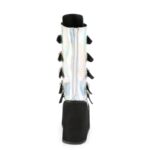 Swing-230 Demonia Silver Hologram Vegan Leather - Image 5