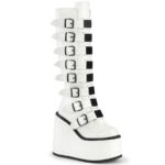 Swing-815 Demonia White Vegan Leather