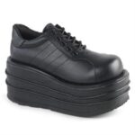 Tempo-08 Black Vegan Leather Demonia - Image 6
