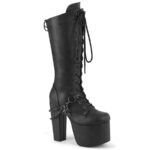 Torment-170 Black Vegan Leather Demonia