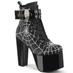 Torment-51 Demonia Black Vegan Leather