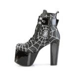Torment-51 Demonia Black Vegan Leather - Image 4
