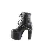 Torment-700 Black Vegan Leather Demonia - Image 4