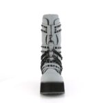 Trashville-138 Gray Multi Reflective Vegan Leather Demonia - Image 3