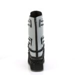 Trashville-138 Gray Multi Reflective Vegan Leather Demonia - Image 5