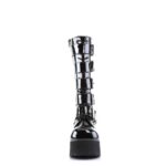 Trashville-518 Black Patent Demonia - Image 3