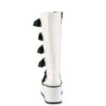 Trashville-518 Demonia White Vegan Leather - Image 5