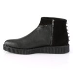 V-Creeper-750 Black Vegan Leather-Microfiber Demonia - Image 4