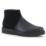 V-Creeper-750 Black Vegan Leather-Microfiber Demonia - Image 6