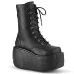 Violet-120 Black Vegan Leather Demonia