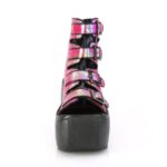 Violet-150 Pink-Green Iridescent Vegan Leather Demonia - Image 3