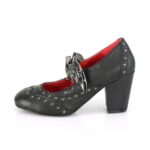 Vivika-32 Black Vegan Leather Demonia - Image 4