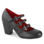 Vivika-38 Demonia Black Vegan Leather - Image 2