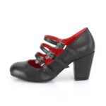 Vivika-38 Demonia Black Vegan Leather - Image 4