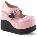 Void-38 Demonia Baby Pink Holo Patent - Image 3