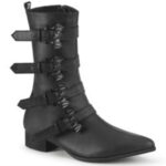 Warlock-110-B Demonia Black Vegan Leather - Image 6