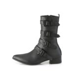 Warlock-110-C Black Vegan Leather Demonia - Image 4