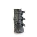 Warlock-50-B Demonia Black Vegan Leather - Image 3