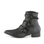 Warlock-50-B Demonia Black Vegan Leather - Image 4