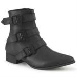 Warlock-50-C Black Vegan Leather Demonia - Image 6
