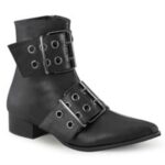 Warlock-55 Demonia Black Vegan Leather - Image 6