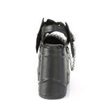Wave-20 Black Vegan Leather Demonia - Image 5
