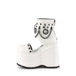Wave-22 Demonia White Vegan Leather - Image 4